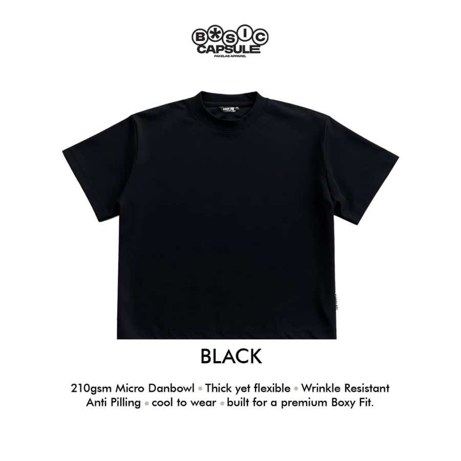  Danbowl 210 Boxy Tee HITAM