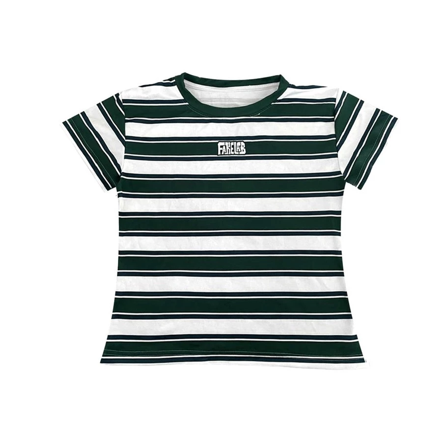 Women Tshirt Forest Stripe Danbowl 185 gsm